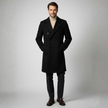 Double-Breasted Wool Overcoat