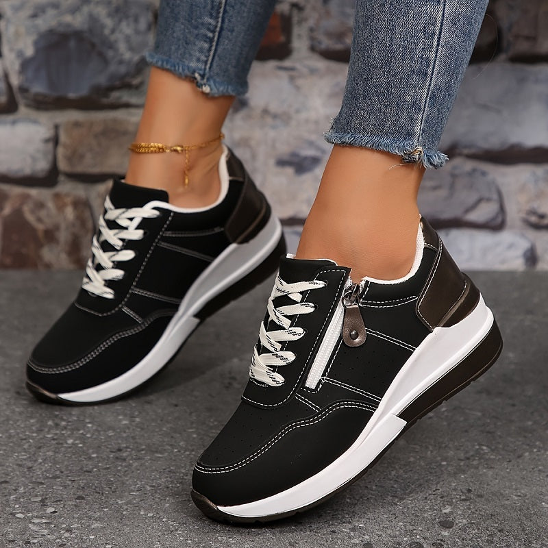 FJØRNA Avalance Messa Orthopedic Sneakers featuring supportive design and breathable material, shown in a stylish casual setting.