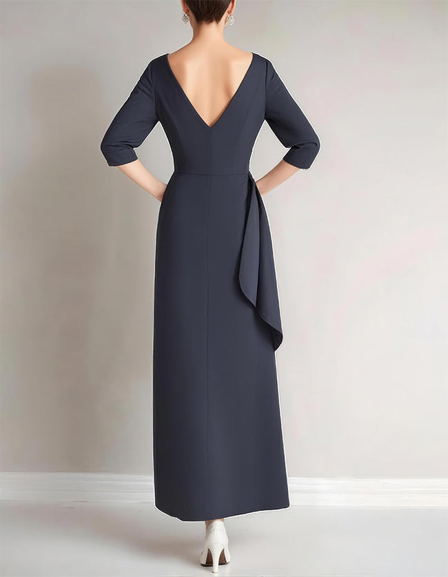 FJØRNA red off-shoulder midi dress and mermaid two-piece set for women, elegant and stylish evening wear.