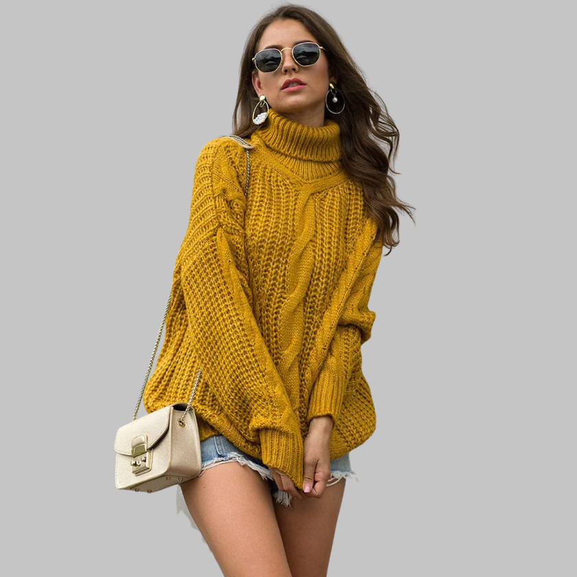 Olivia – Turtleneck Top Women’s - Elegant/Chic | Sweater