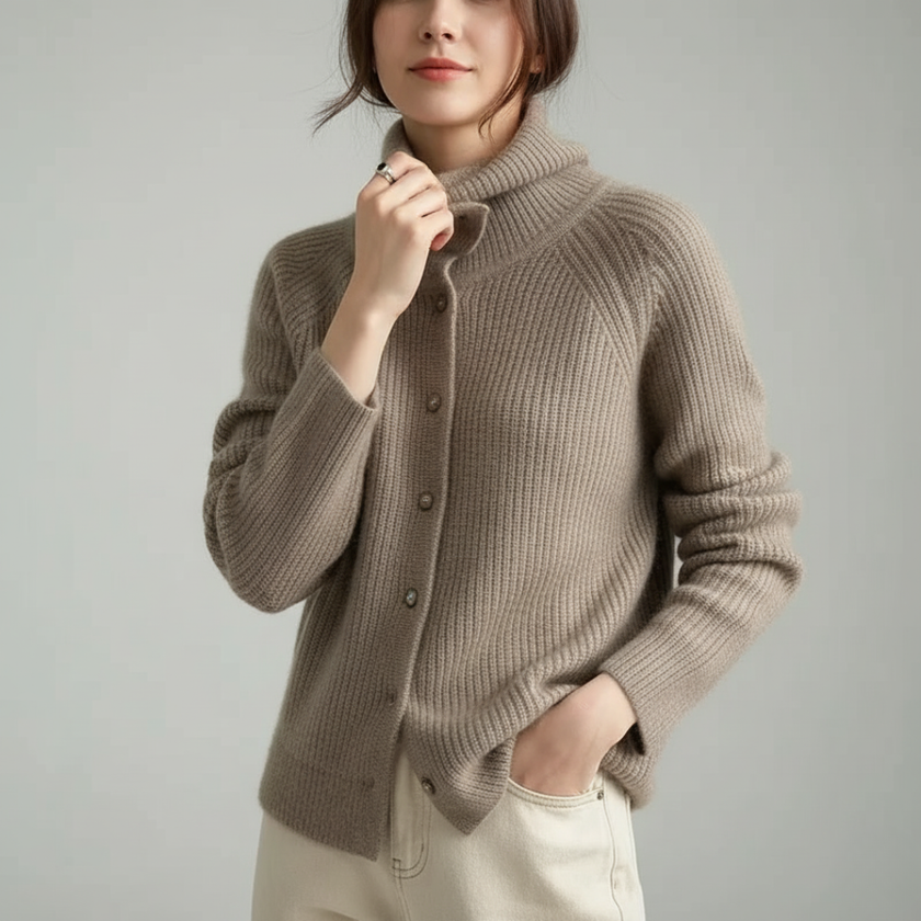 Clara – Cardigan Ladies Women’s Cozy Knitted | Sweater