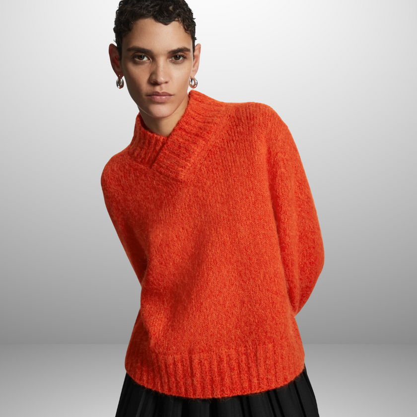 Ella – Crew Neck Women’s Sweater - Cozy Chic | Knitwear 2