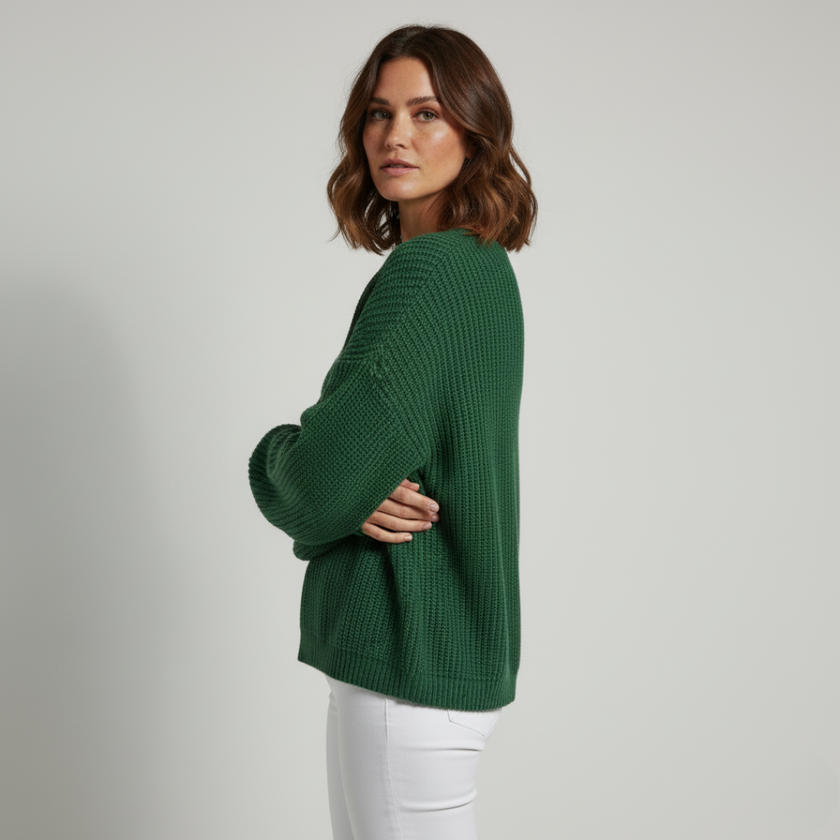 Casual Pullover Sweater Pink