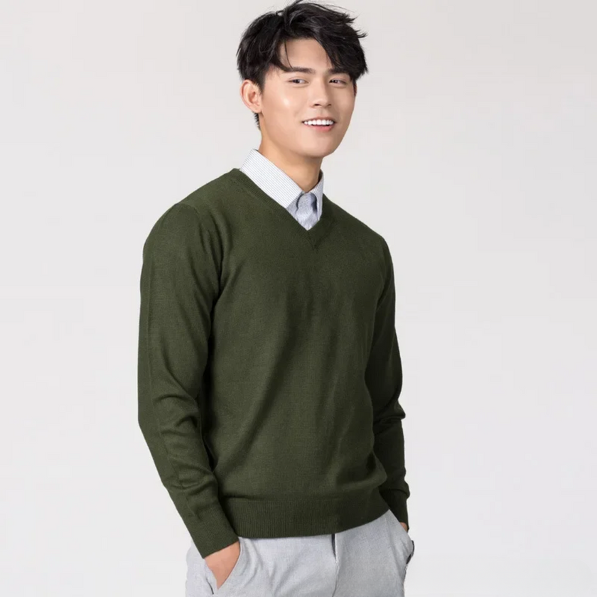 Mark – Crew Neck Men’s Slim-Fit Sweater | Classic Style 3