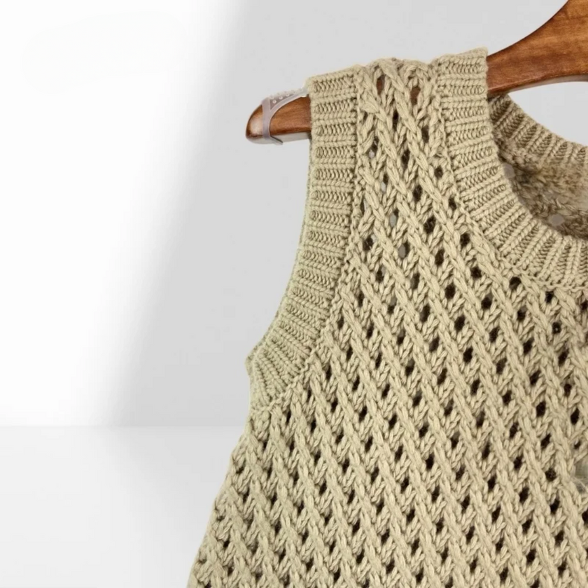 Ava – Sweater Vest Women - Cozy Knit | V Neck Style 2