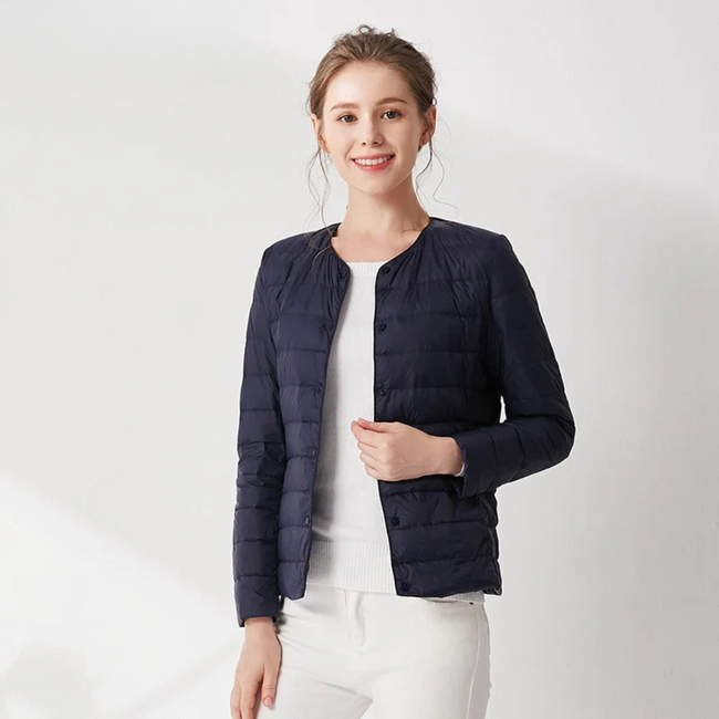 Mia – Black Puffer Jacket for Women - Lightweight & Warm | Winter Coat 1