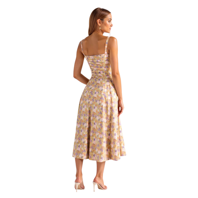 Kiana | Corset Midi Dress