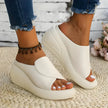 FJØRNA Eliza™ orthopedic slip-on wedge sandals with cushioned footbed and stylish design, perfect for comfortable summer wear.
