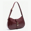 Chic Crescent Bag Burgundy