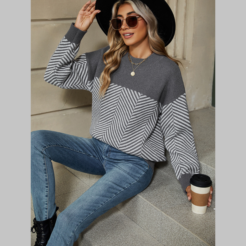 Striped Pullover Sweater