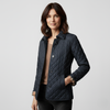 Women's Quilted Button-Up Jacket -  Lightweight, Stylish Outerwear for All Seasons