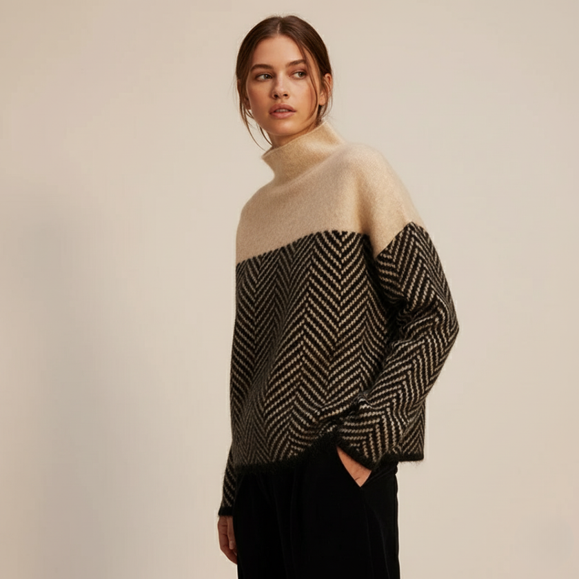 Eireann | Cashmere Turtleneck Sweater, Luxuriously Soft Design