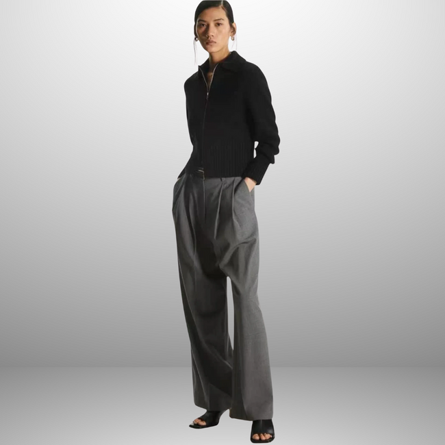 Tessa – Women’s Short Wool Blend Coat | Casual Elegance
