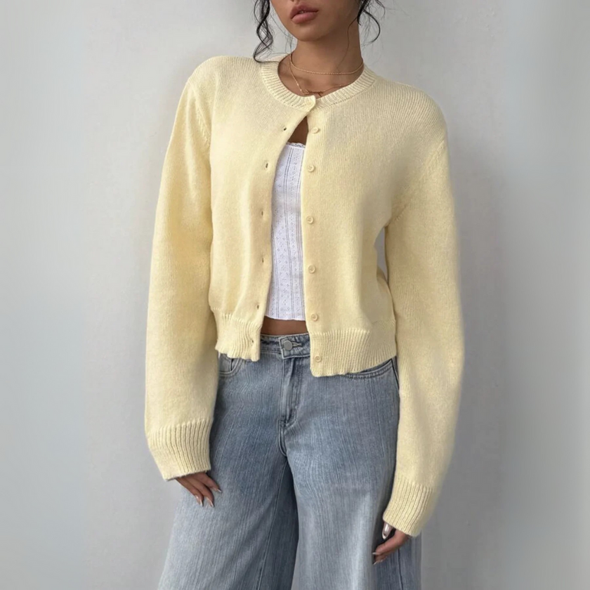 Olivia – Women’s Cozy Long Cardigan | Stylish Knit