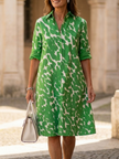 FJØRNA women's summer dress with pockets, casual style, lightweight fabric, sleeveless design, and relaxed fit.