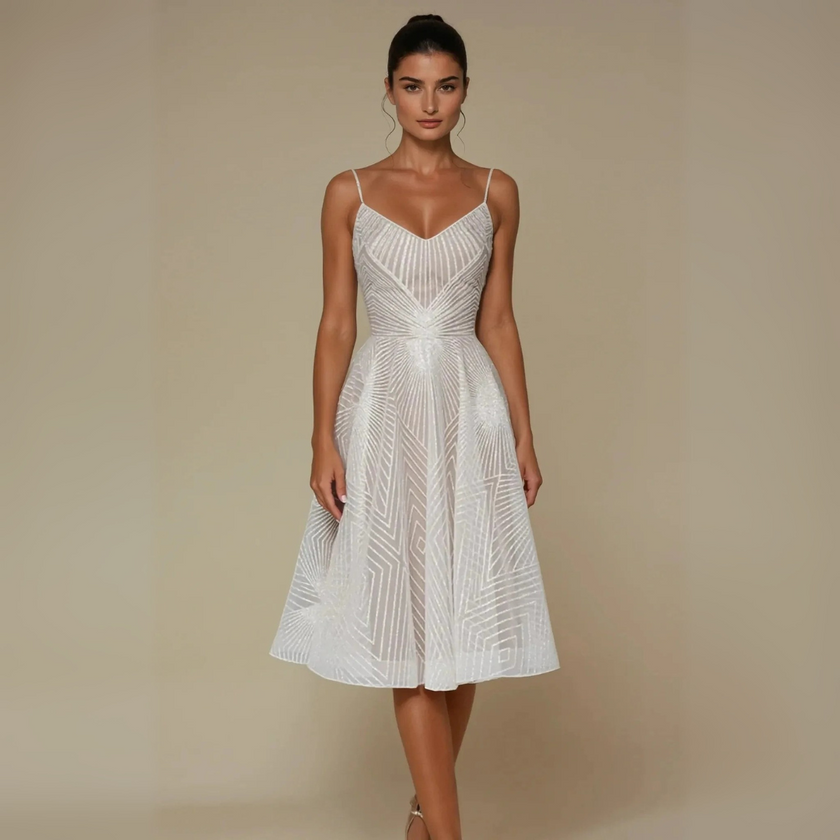 FJØRNA Studio | Women's Maxi Dress Silver