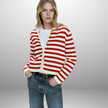 Mia – Women’s Slim-Fit Striped Cardigan | Classic Charm