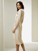 Silje | Stand Collar Silk Dress