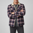 Men’s Checked Jacket - Button-Up - Warm Casual Outerwear
