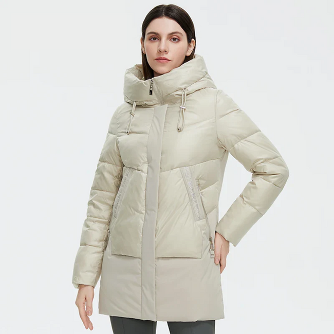 Gwen – Women’s Black Puffer Jacket | Warm Winter Style