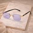 Unisex retro sunglasses from FJØRNA with dark tinted lenses and stylish frame, perfect for accessory fashion.