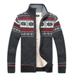 Oliver – Christmas Jumper Mens - Cozy Velvet | Cardigan 4