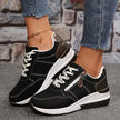 FJØRNA Avalance Messa orthopedic sneakers in black with cushioned soles and supportive design for comfortable everyday wear.