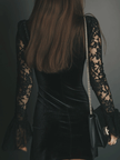 Velvet Mini Dress | Evening Dress