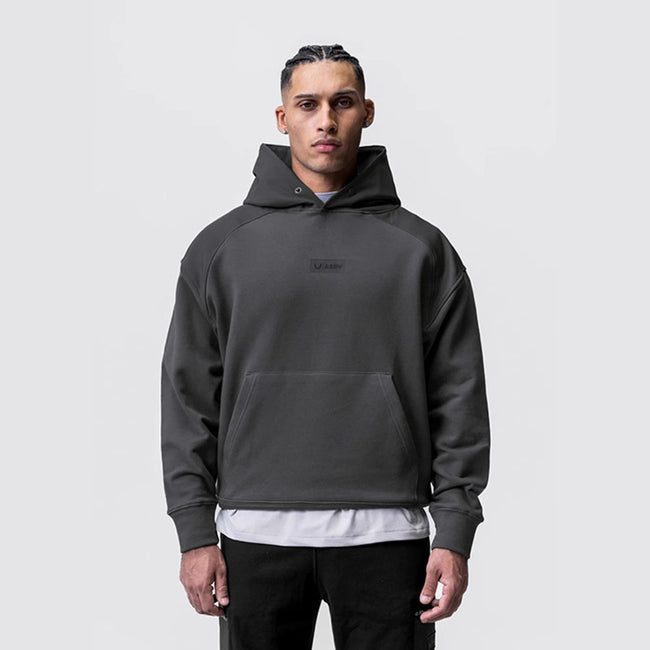 Casual Hooded Sweater Dark Gray