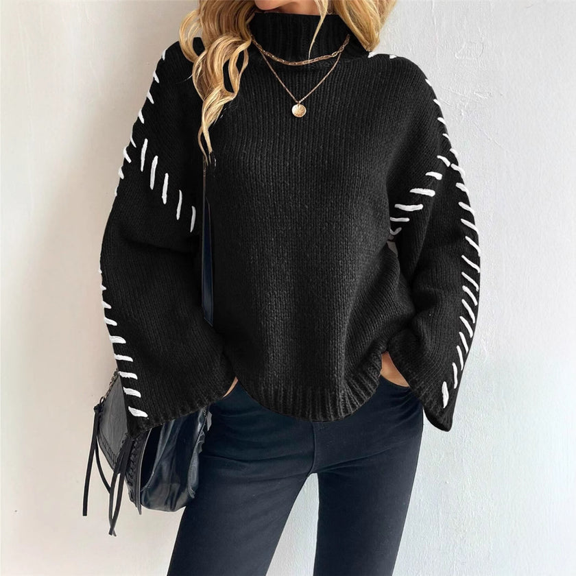 Casual Knitted Sweater Loose Fit
