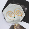 Twisted Spiral Earrings