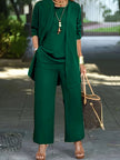 Nora | Stylish Solid Color Three-Piece Ensemble