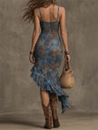 Ruched Midi Dress Print For Women