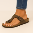 Sophia | Women’s Orthopedic Buckle Strap Summer Mules with Arch Support