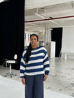 Linde | Women's Striped Knit Sweater