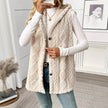 Plush Hooded Cardigan - Soft & Warm