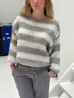 Linde | Women's Striped Knit Sweater