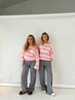 Linde | Women's Striped Knit Sweater