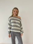 Linde | Women's Striped Knit Sweater