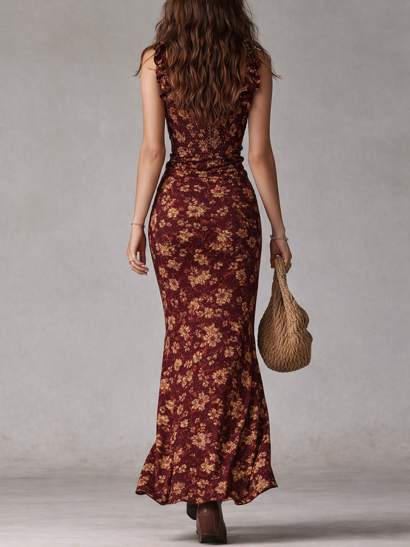 Ruffle Maxi Dress | Casual Dress