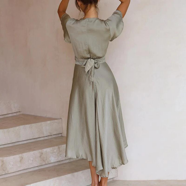 Sally | Vintage-Inspired Empire Dress with Ruffle Sleeves