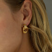 Sophie | Waterproof 18K Gold Layered Hoop Earrings