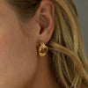 Sophie | Waterproof 18K Gold Layered Hoop Earrings