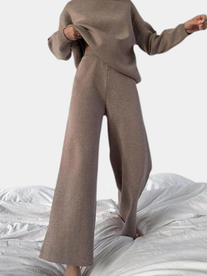 Casual Cotton Set Splicing