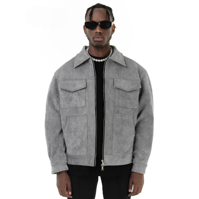 Alex – Suede Jacket Man - Stylish/Comfortable | Outerwear 1