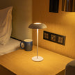 Iron Elegance Rechargeable Touch Lamp – Warm LED Light with Sturdy Metal Construction