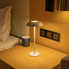 Iron Elegance Rechargeable Touch Lamp – Warm LED Light with Sturdy Metal Construction