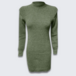 Mira | Long-Sleeve Ribbed Sweater Dress