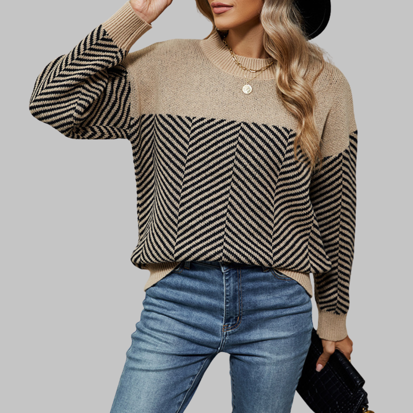 Striped Pullover Sweater