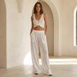 FJØRNA women co-ord set featuring a stylish matching top and pants in soft fabric, ideal for casual or lounge wear.